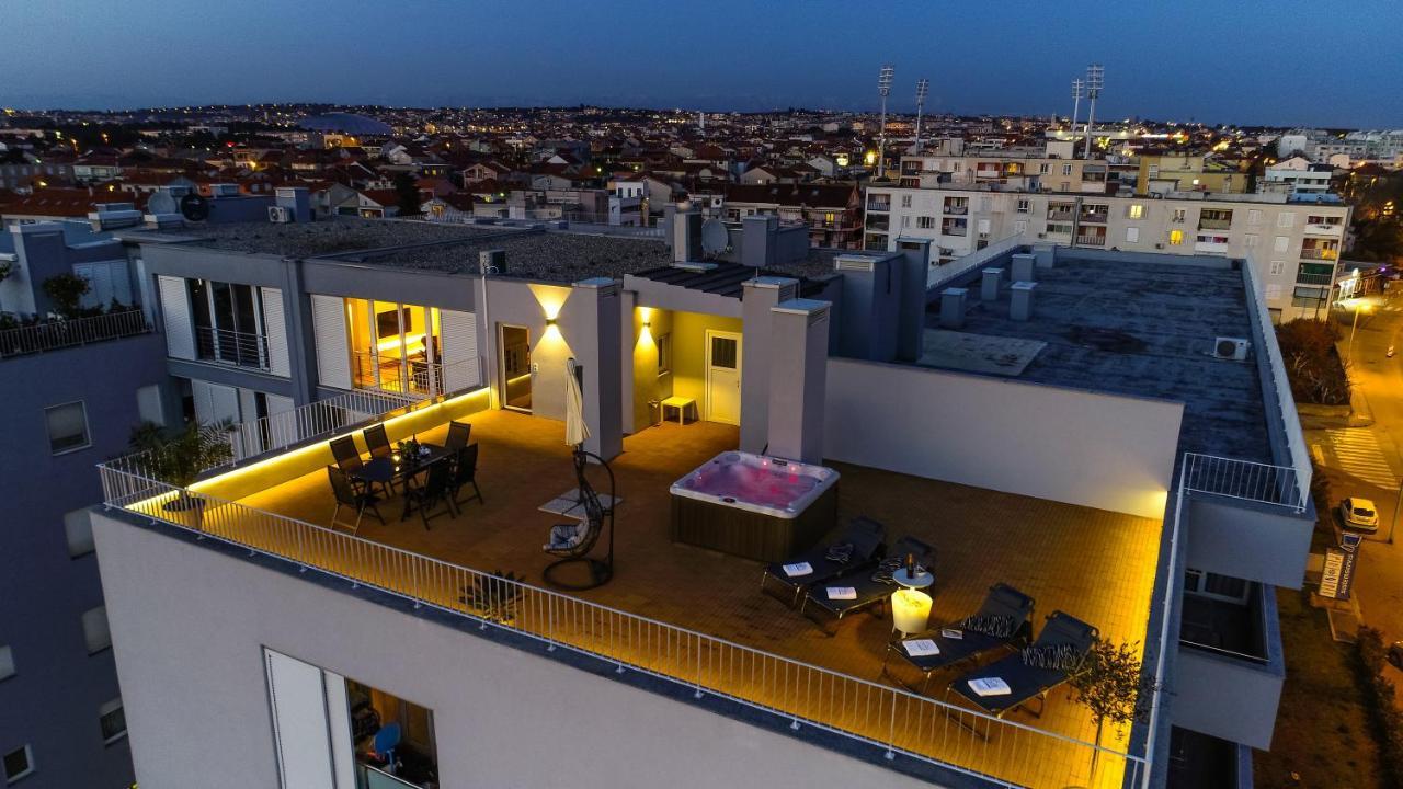 Ferienwohnung Zadar Sunset Penthouse With Spectacular View And Jacuzzi Exterior foto