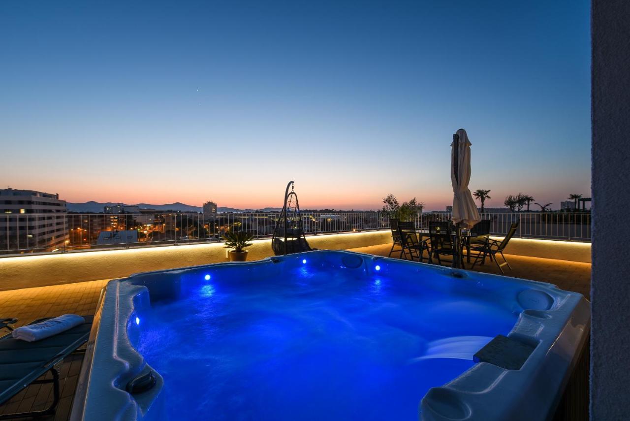 Ferienwohnung Zadar Sunset Penthouse With Spectacular View And Jacuzzi Exterior foto