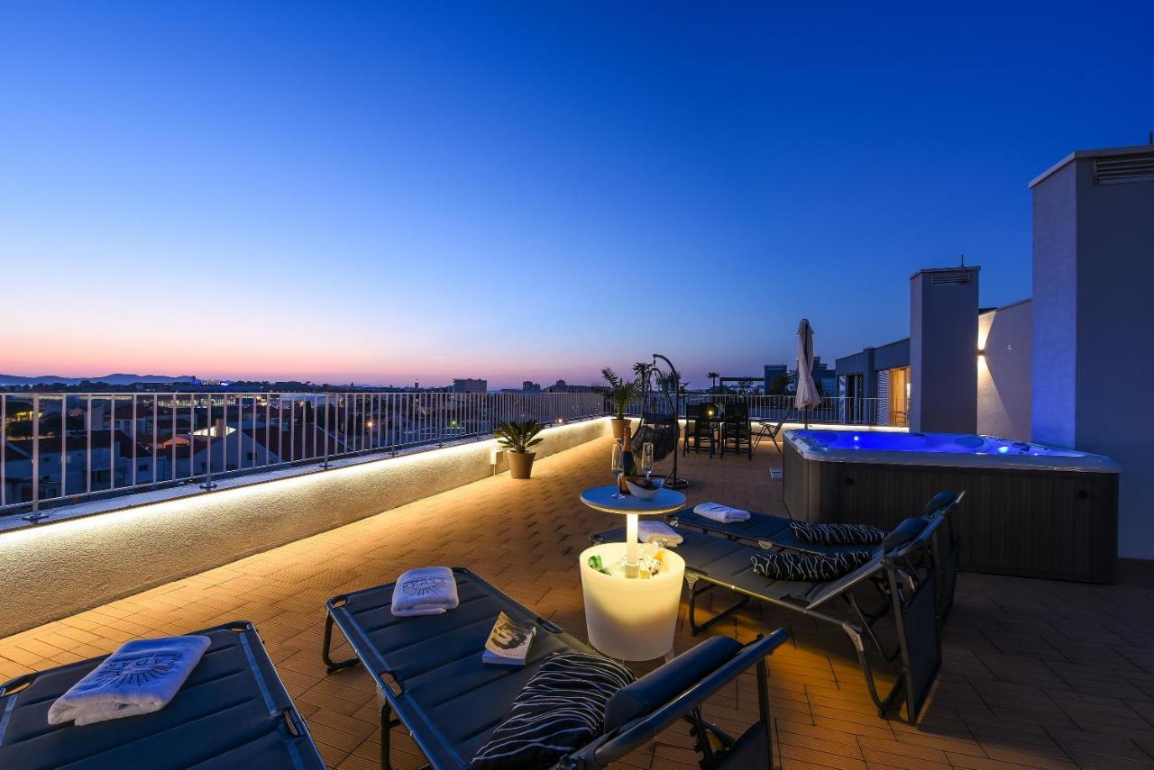 Ferienwohnung Zadar Sunset Penthouse With Spectacular View And Jacuzzi Exterior foto