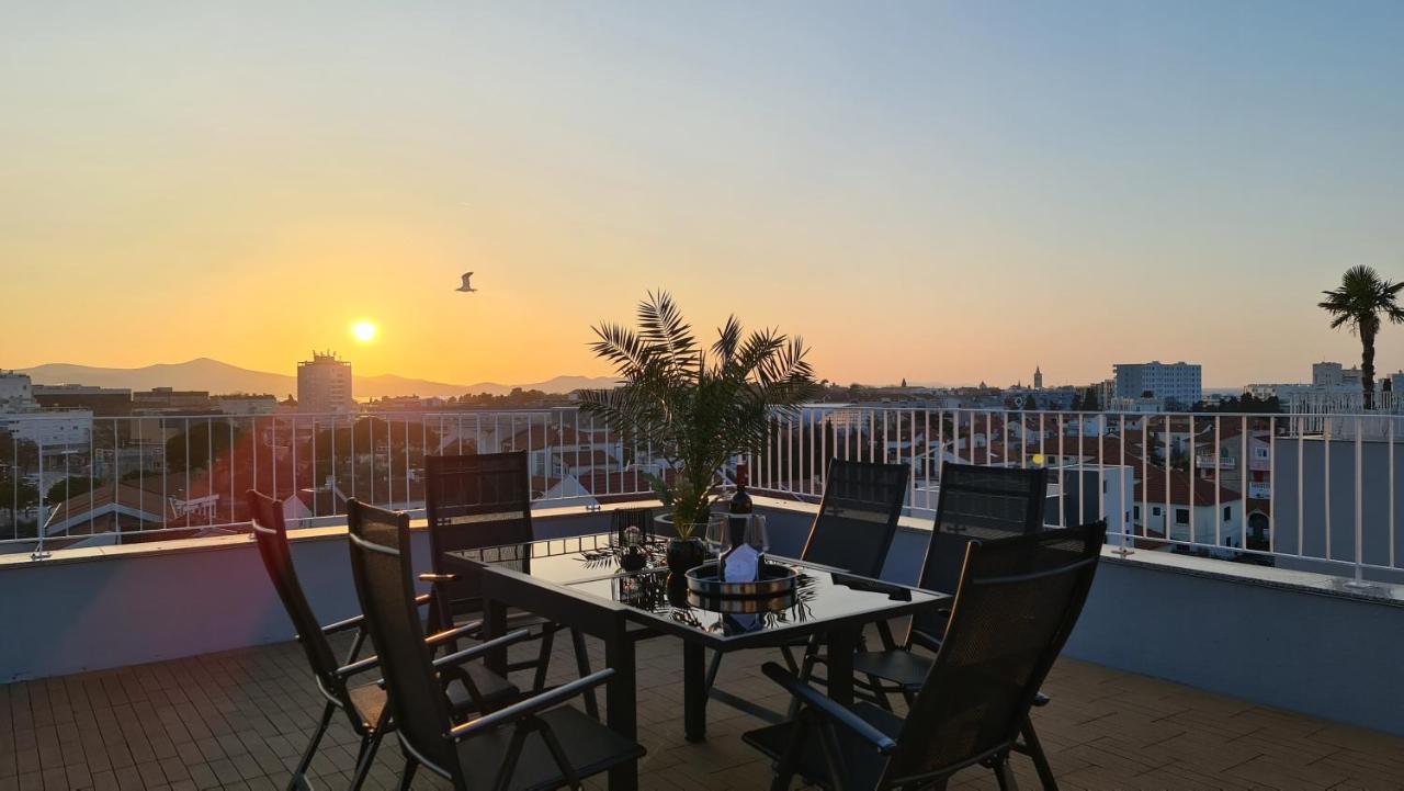 Ferienwohnung Zadar Sunset Penthouse With Spectacular View And Jacuzzi Exterior foto