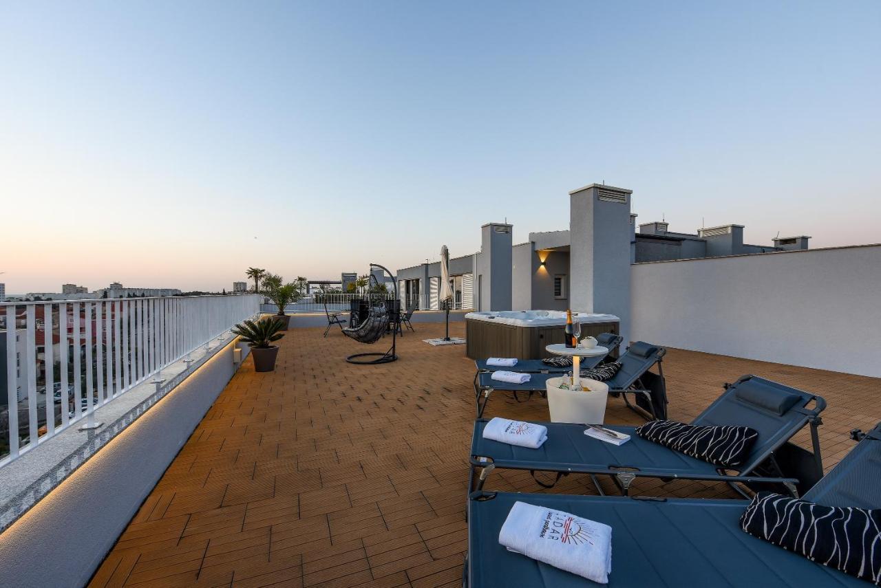 Ferienwohnung Zadar Sunset Penthouse With Spectacular View And Jacuzzi Exterior foto